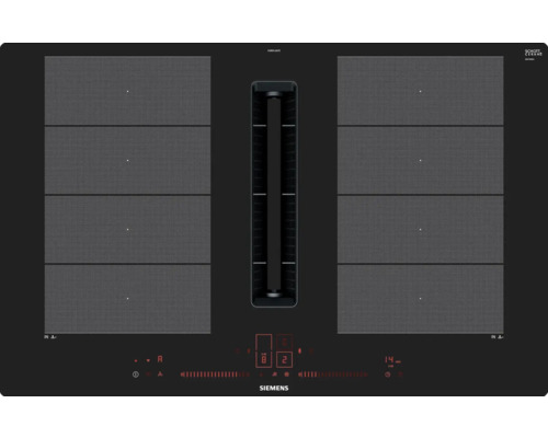 Siemens Induktionskochfeld mit integriertem Dunstabzug