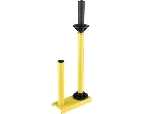 Abroller für Stretchfolie aus Metall mit Kunststoffgriffen