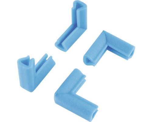 Quatre protections d'angle en mousse