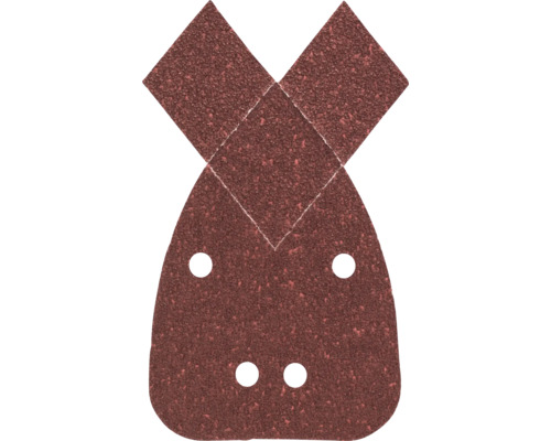 Papier abrasif pour ponceuse vibrante avec trous pour l'aspiration des poussières