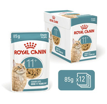 Royal Canin Katzenfutter für ältere Katzen über elf Jahre, Stückchen in Gelee, 85 Gramm, 12er-Pack