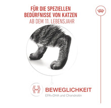 Alimentation pour chat pour les besoins spécifiques des chats à partir de 11 ans pour la mobilité