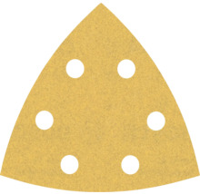 Papier abrasif triangulaire avec trous