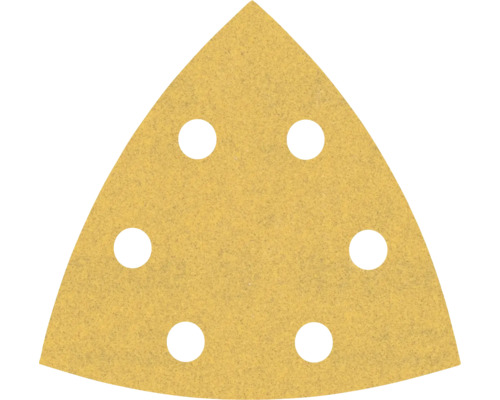 Papier abrasif triangulaire avec trous