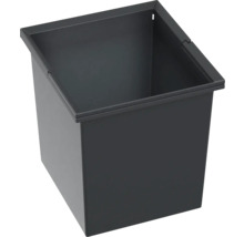 Grauer Mülleimer für Küchenschränke