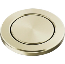 Bonde de vidange ronde dorée pour lavabo