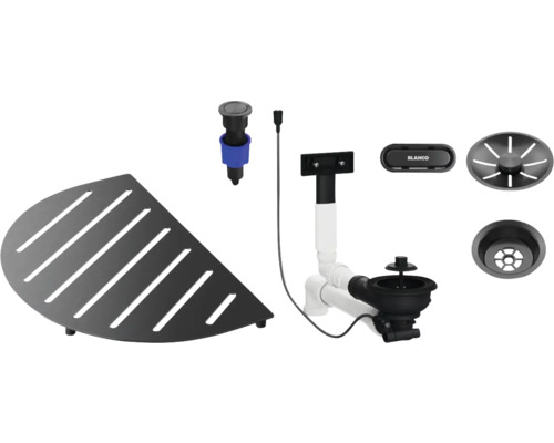 Accessoires d'évier avec étagère d'angle