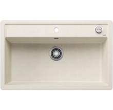 Spülbecken aus Silgranit mit Ablaufsieb und Überlauf