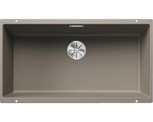 Spülbecken aus Verbundwerkstoff mit Ablaufgarnitur