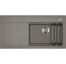 Spüle mit Abtropffläche, Spülbecken und Geschirrkorb