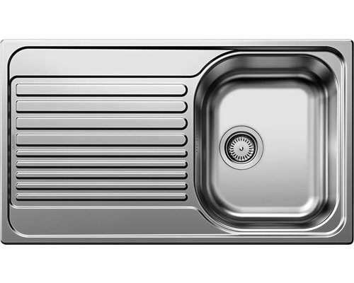 Évier en acier inoxydable avec égouttoir