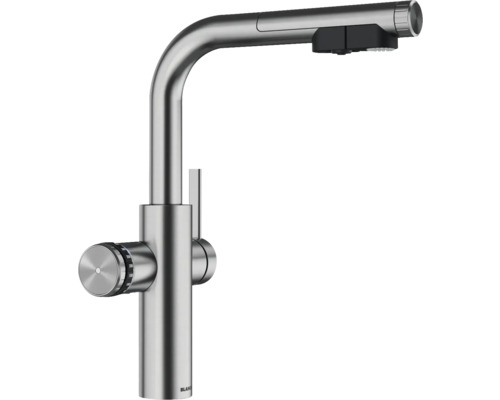 Robinet de cuisine en acier inoxydable avec douchette extractible