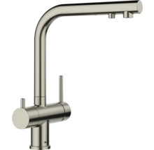 Robinet de cuisine en métal avec bec haut