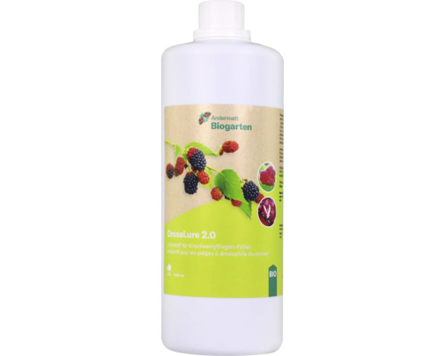 DrosaLure 2.0 Lockstoff für Kirschessigfliegen-Fallen in einer 1000ml Flasche