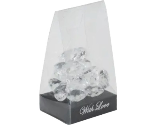 Décoration avec inscription 'With Love' dans un emballage cadeau