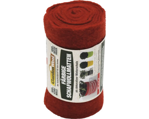 GardenWool Schafwollmatte für Winterschutz, 100 Prozent Schafwolle, 200 mal 20 Zentimeter.