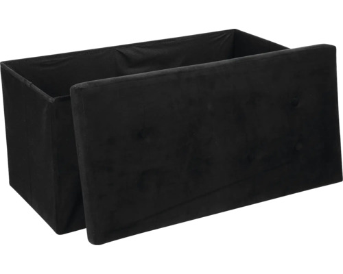 Boîte de rangement ouverte avec couvercle
