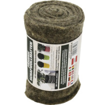 Rolle schwarze Schafwollmatte zum Winterschutz von Pflanzen, 200 mal 20 Zentimeter.