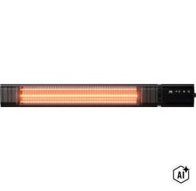 Radiateur infrarouge électrique pour terrasse avec écran numérique et panneau de commande (Image AI modified or generated)