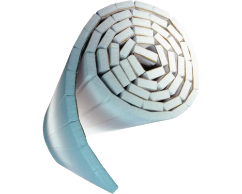 Gerollte, segmentierte Dämmplatte aus Polystyrol für die Fußbodenheizung.