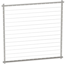 Barre de rideau de douche à montage d'angle pour fixer un rideau de douche