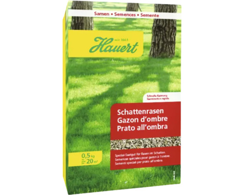 Hauert Gazon d'ombre Paquet de 0,5 kg pour 20 mètres carrés