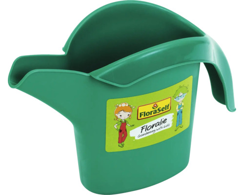 Grüne Kindergießkanne aus Kunststoff von FloraSelf Floralie.