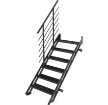 Metalltreppe mit Geländer