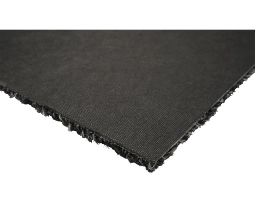Nahaufnahme einer schwarzen Teppichfliese