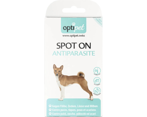 OptiPet Spot on Antiparasite für Hunde 6 x 1.5ml Optipet Spot On Antiparasitmittel für Hunde, neue Formel