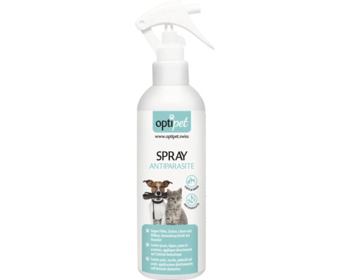 Optipet Spray Antiparasite 250ml Optipet Antiparaseiten Spray für Hunde und Katzen