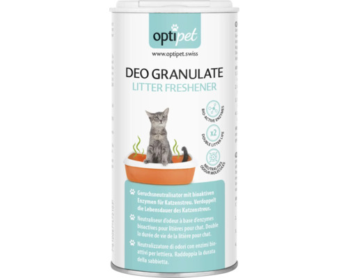 Optipet Deo Granulat Désodorisant Litière Chat boîte