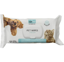 Optipet Feuchttücher für Haustiere, 80 Stück, 20 x 20 cm