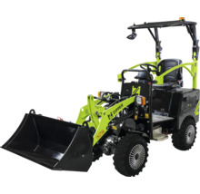 Mini-chargeuse sur pneus Zipper avec godet