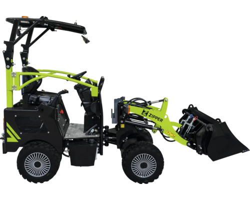 Chargeuse compacte Zipper avec godet