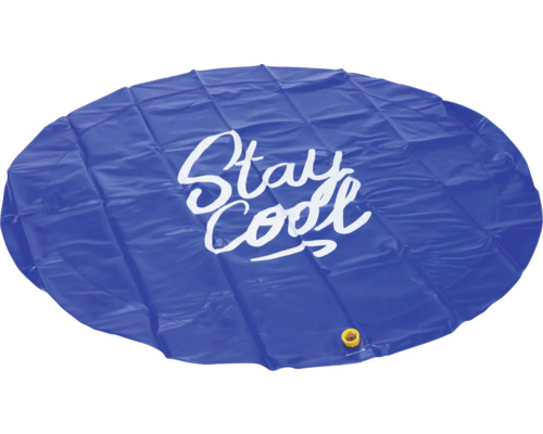 Tapis d'eau rond avec l'inscription Stay Cool