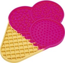 Tapis de nettoyage pour pinceaux de maquillage en forme de glace