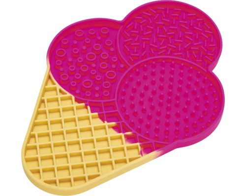Tapis de nettoyage pour pinceaux de maquillage en forme de glace