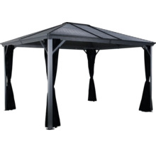 Pavillon de jardin avec rideaux