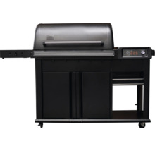 Gril à pellets de bois avec commande numérique et espace de rangement