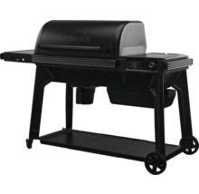 Grill Traeger avec étagères et roulettes