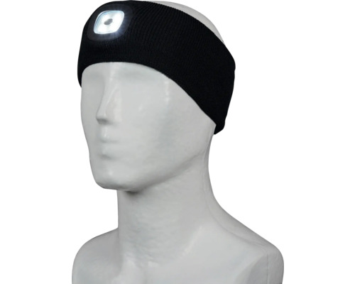 Bandeau noir avec lumière LED sur mannequin