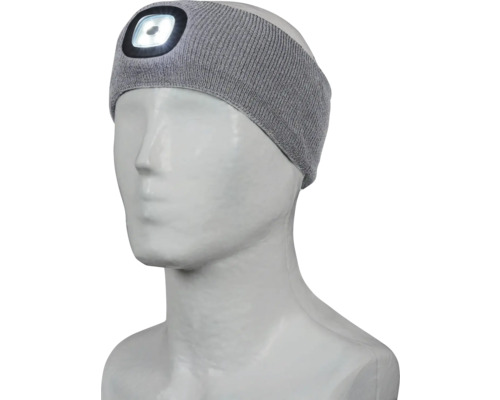Bandeau gris avec lumière LED sur un mannequin