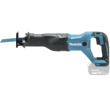 Scie récipro sans fil Makita 18 Volt avec lame de scie montée.