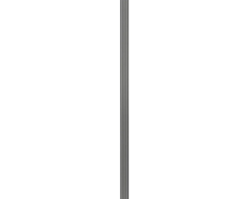 Wandpaneel in Grau mit vertikaler Lamellenstruktur für die Innengestaltung.