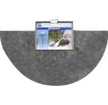 Disque gris en laine de mouton pour protection hivernale, 100 pour cent laine de mouton, Videx Logo, matériau écologique, diamètre 45 centimètres.
