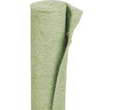 Rouleau de feutre de laine vert pour la protection hivernale des plantes.