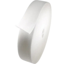 Rouleau de bande de rive en mousse blanche pour chape et chauffage au sol.