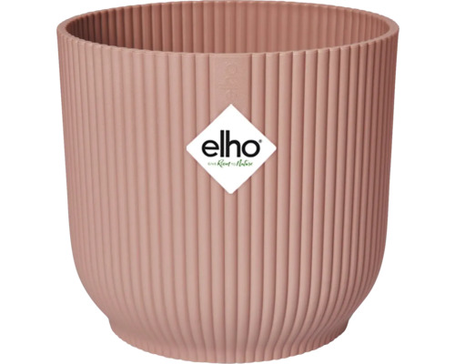 Pot de fleurs Elho Vibes Fold plastique Ø 18,3 cm h 16,8 cm rose tendre Pot de fleurs nervuré
