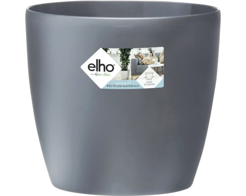 Blumentopf Elho Brussels Kunststoff Ø 35 cm H 32 cm anthrazit Grauer Blumentopf aus Kunststoff